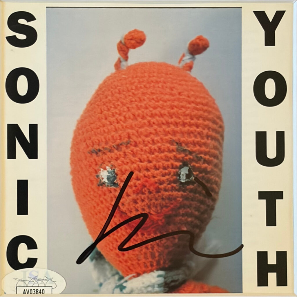 Dirty by Sonic Youth, signed by Kim Gordon with 3rd party authentication